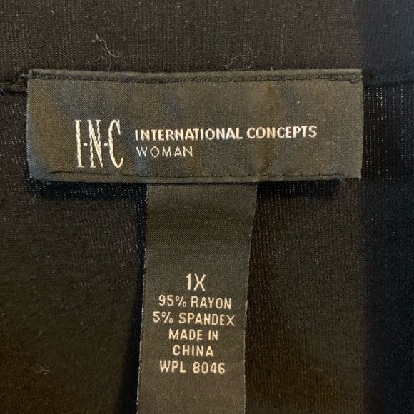 INC International Concepts Black Top - Picture 3 of 3